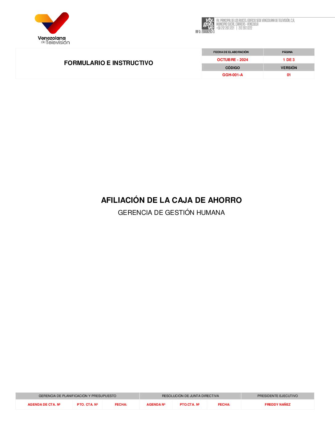 Afiliación de Caja de Ahorro