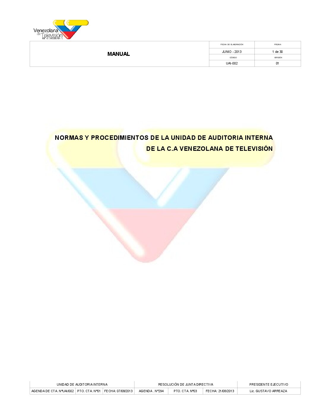 Auditoría Interna Normas y Procedimientos