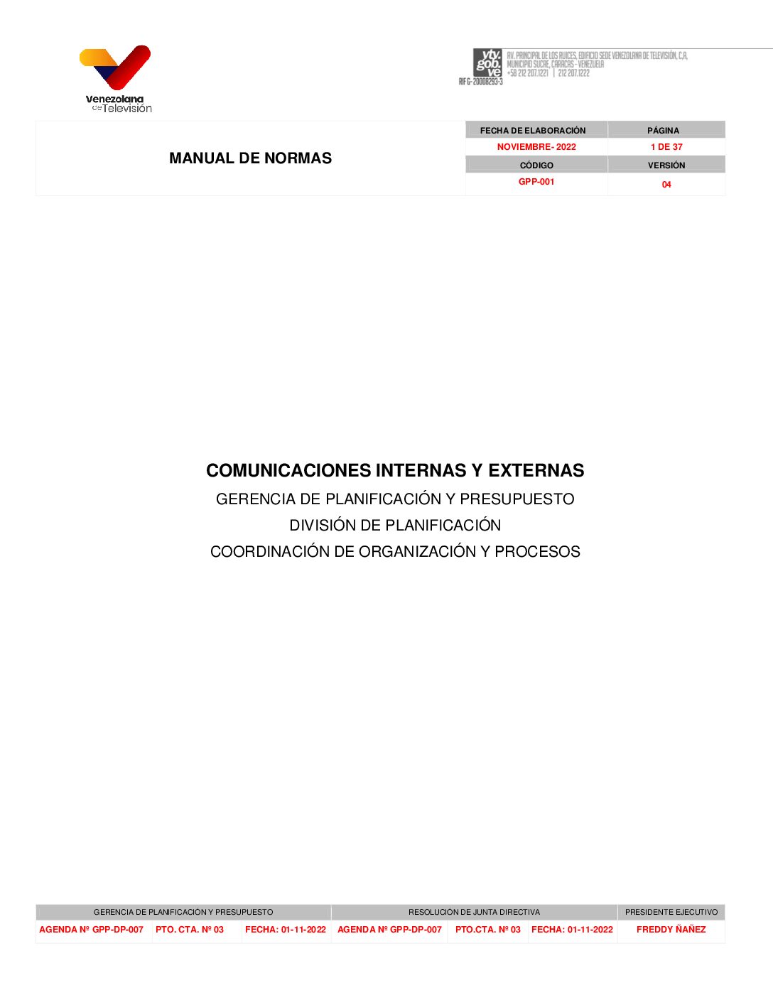 Comunicaciones Internas y Externas