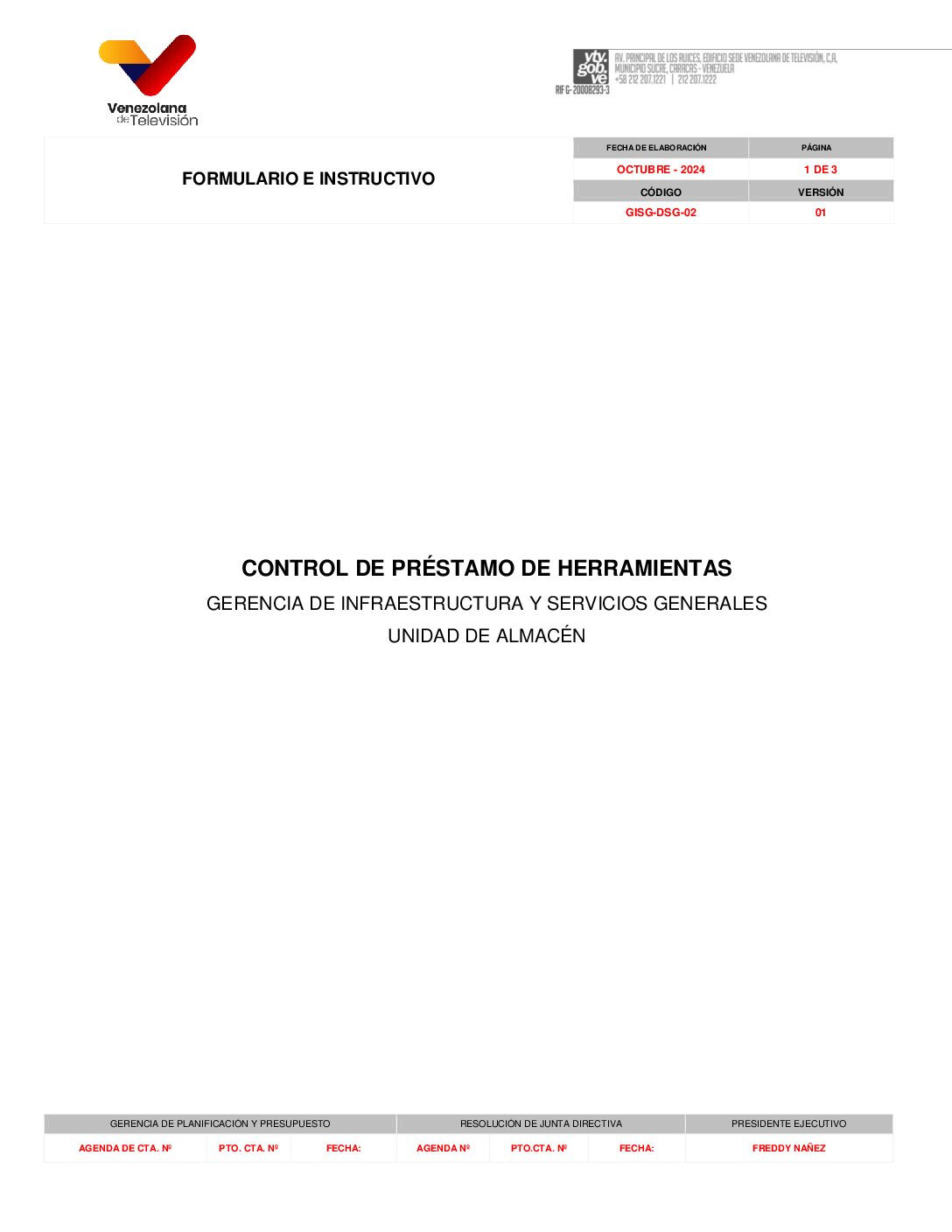 Control de prestamo de herramientas