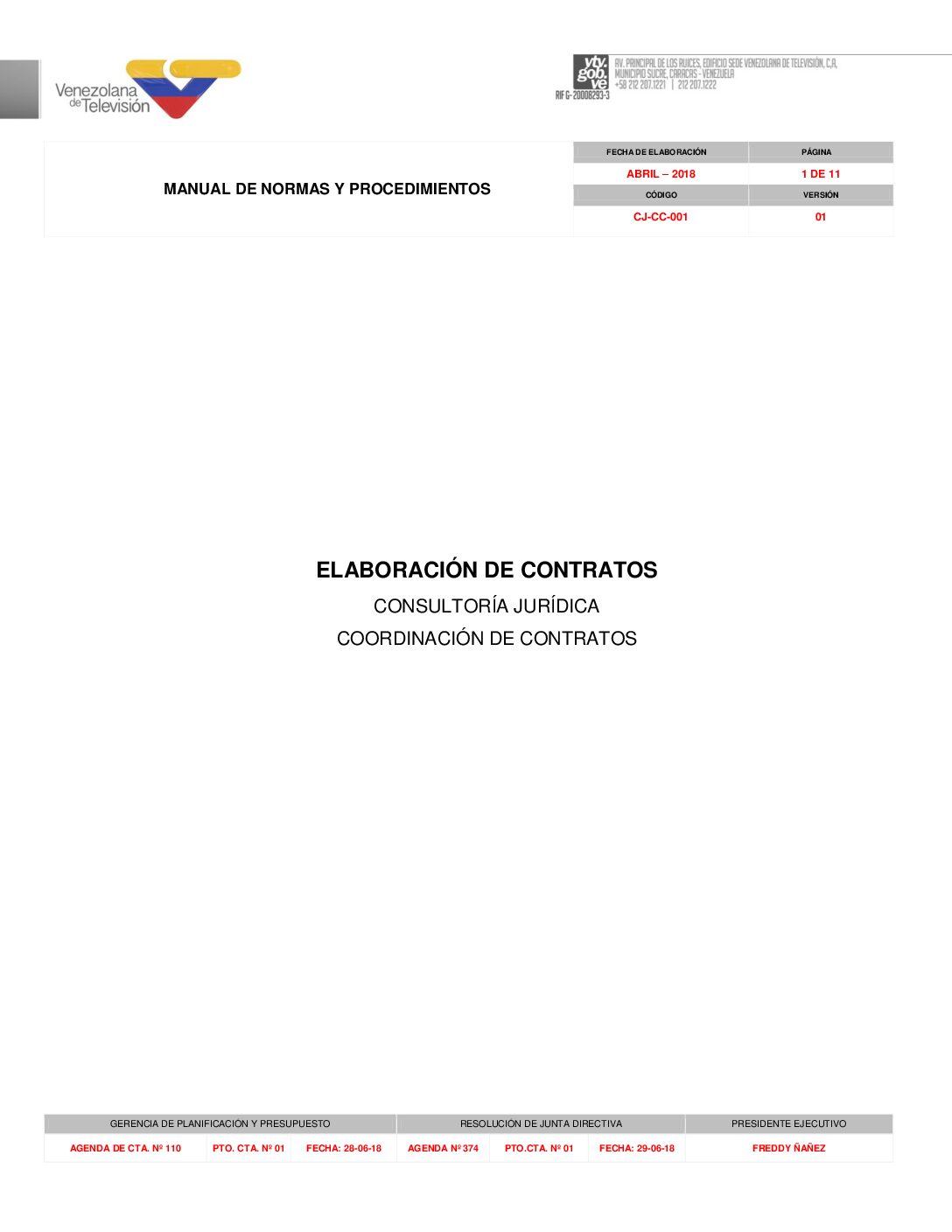 Elaboración de Contratos
