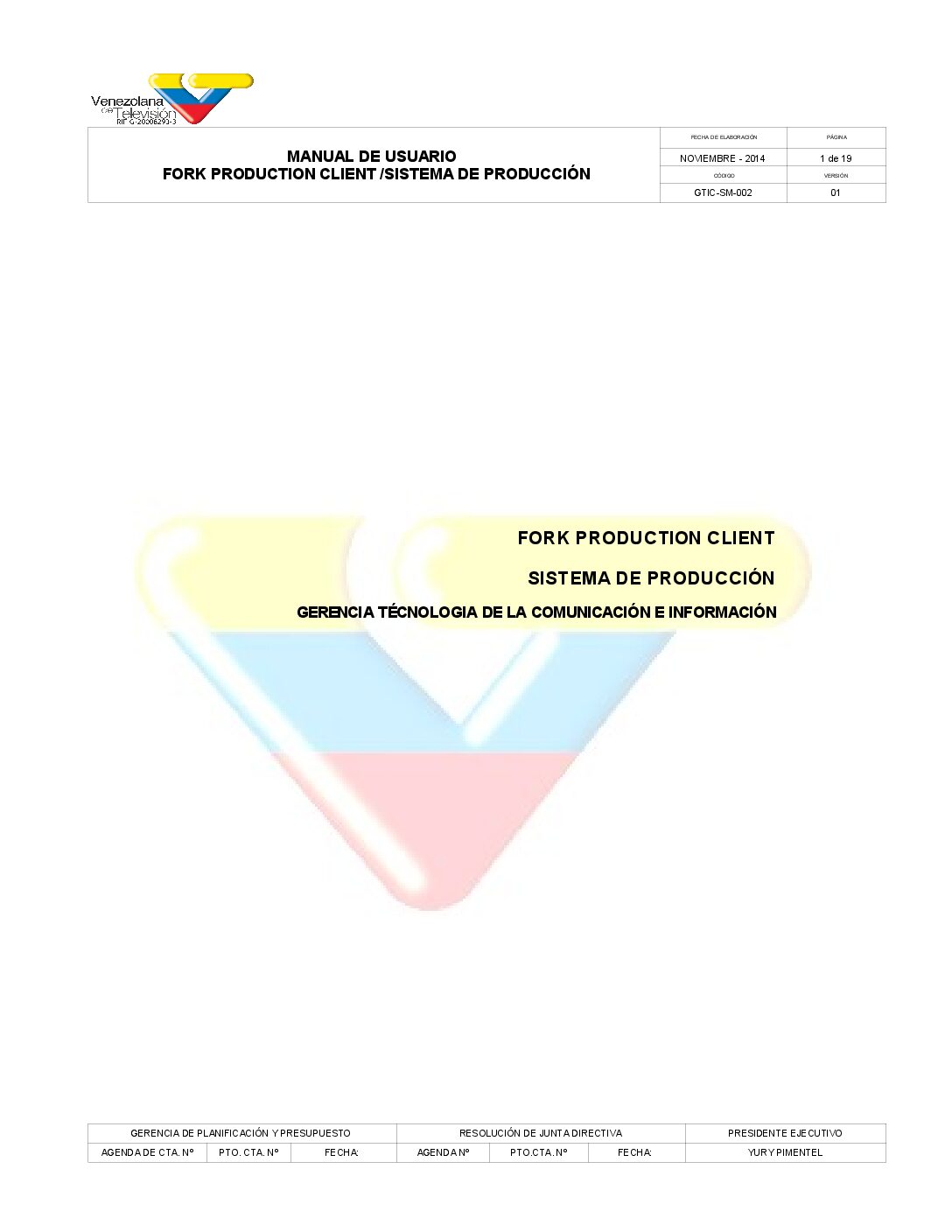 Fork Production Client Sistemas de Produccion