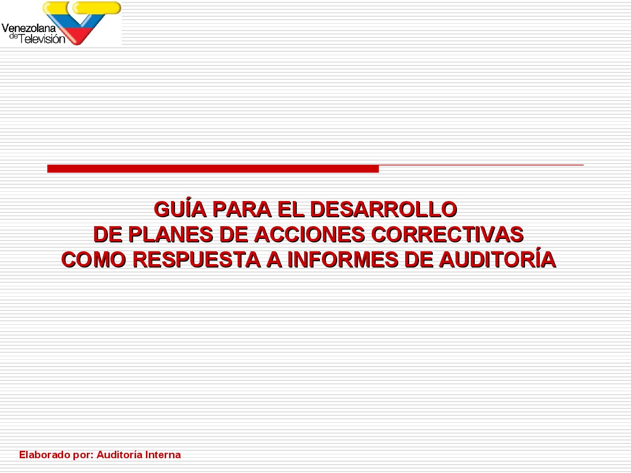 Guía para Planes de Acción