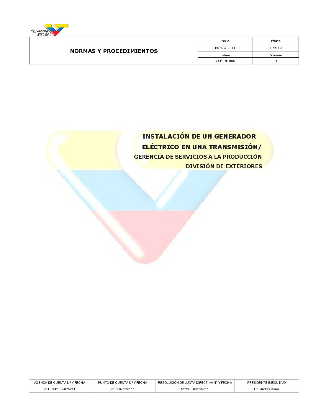 Instalación de un Generador Eléctrico en una Transmisión