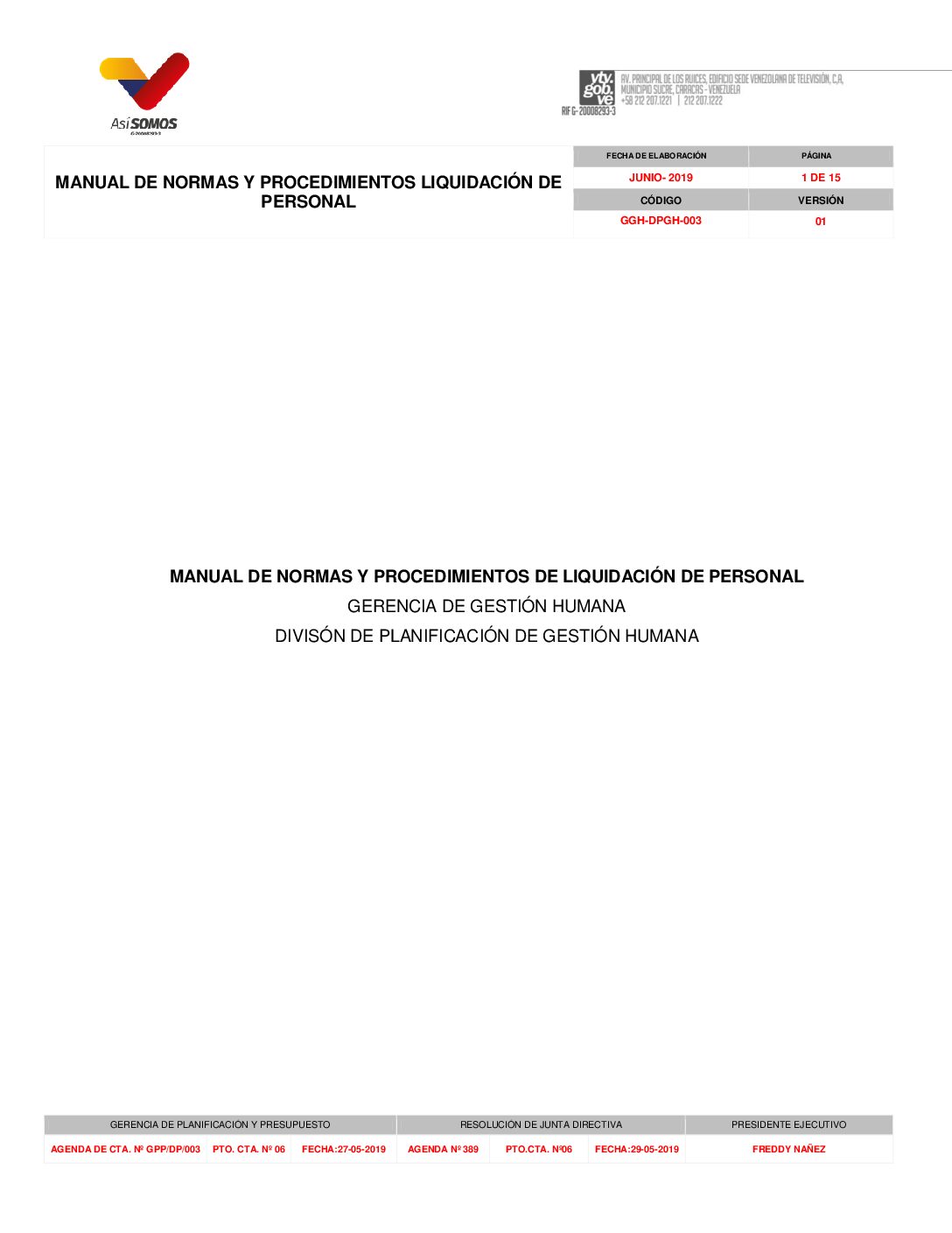 Liquidación de Personal