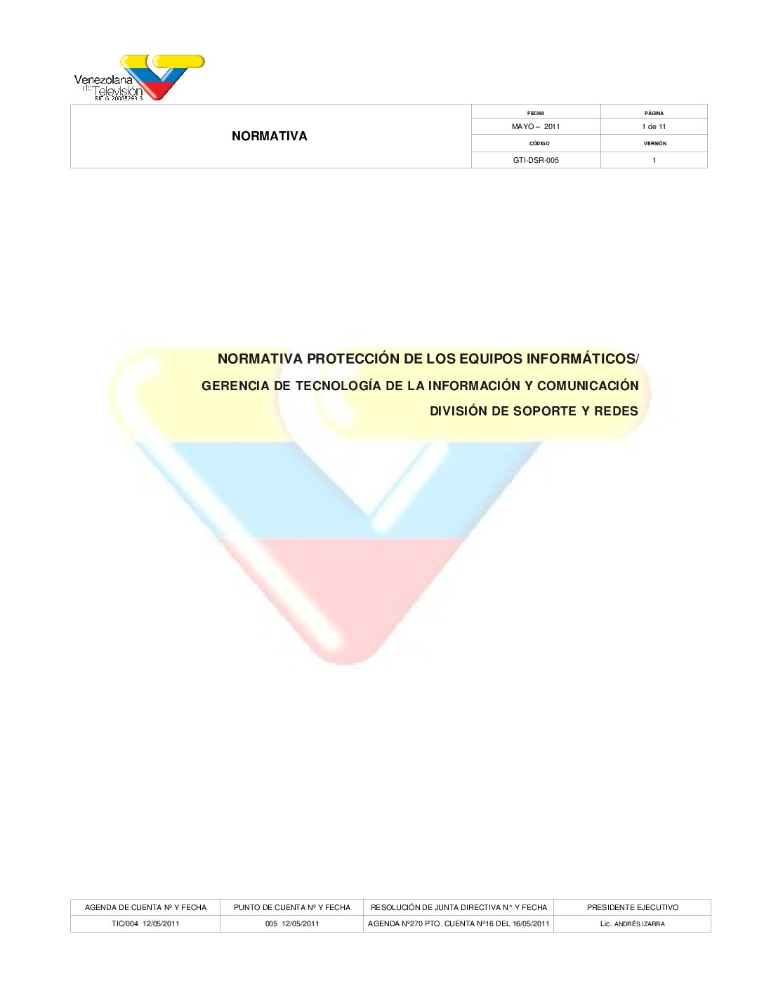 Normativa Protección de los Equipos Informaticos