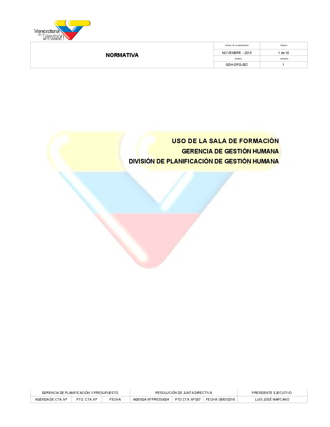 Normativa Uso Sala Formacion