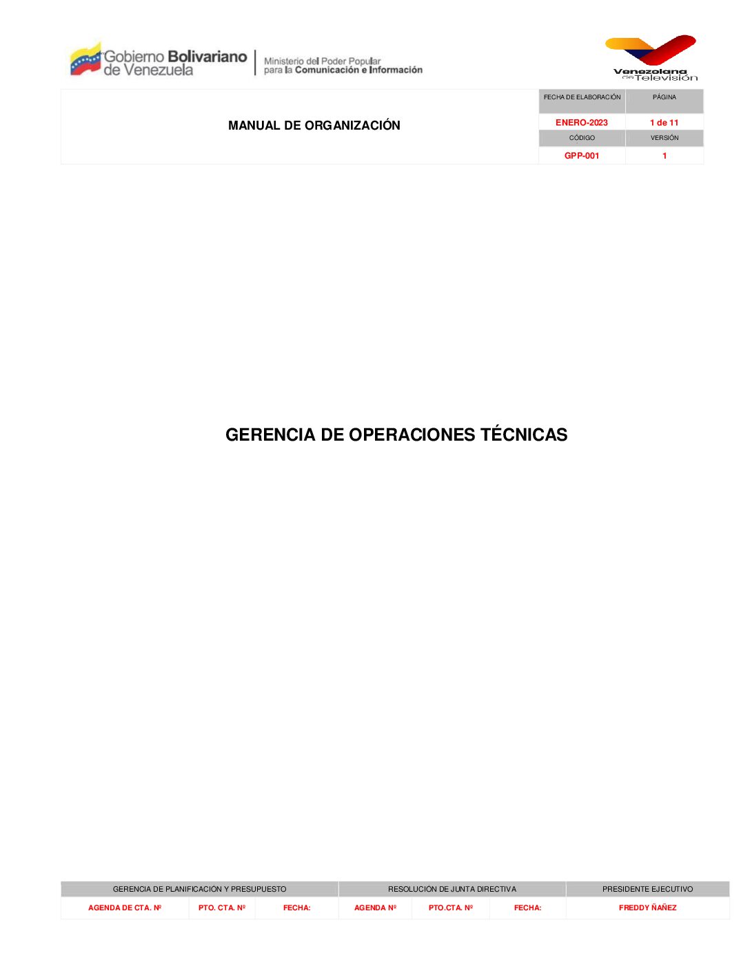 Operaciones Técnicas