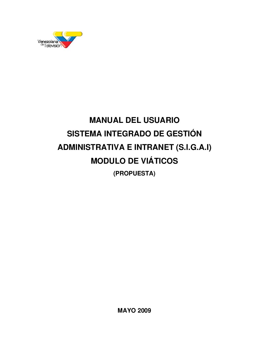 Sistema Modulo de viáticos