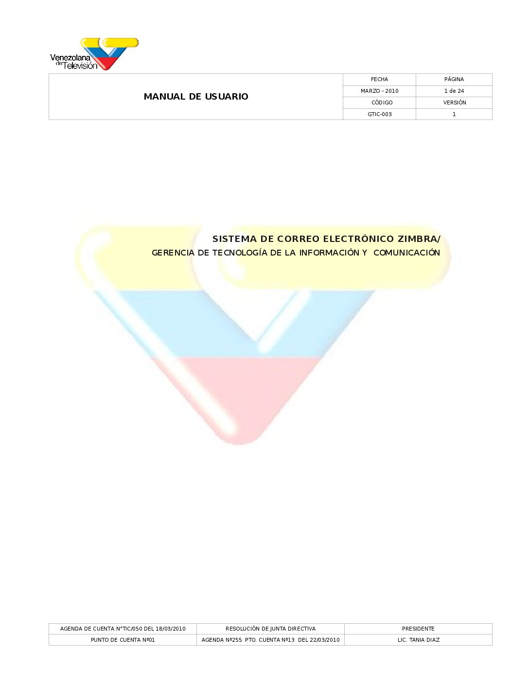 Sistema de Correo Electrónico ZIMBRA
