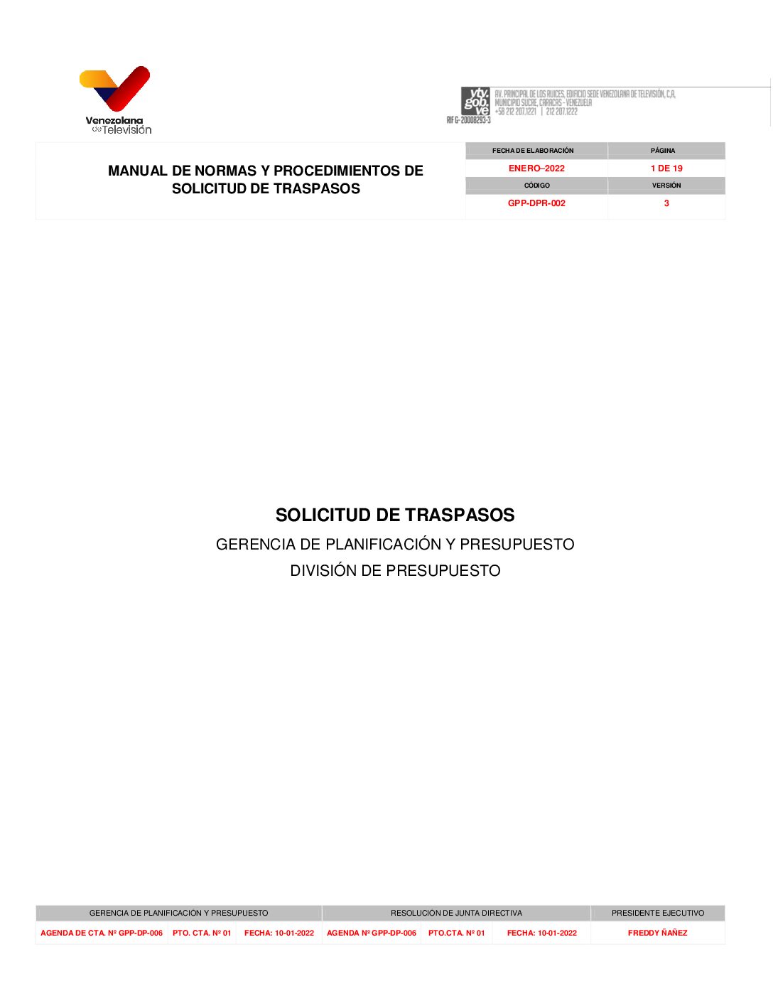 Solicitud de Traspasos