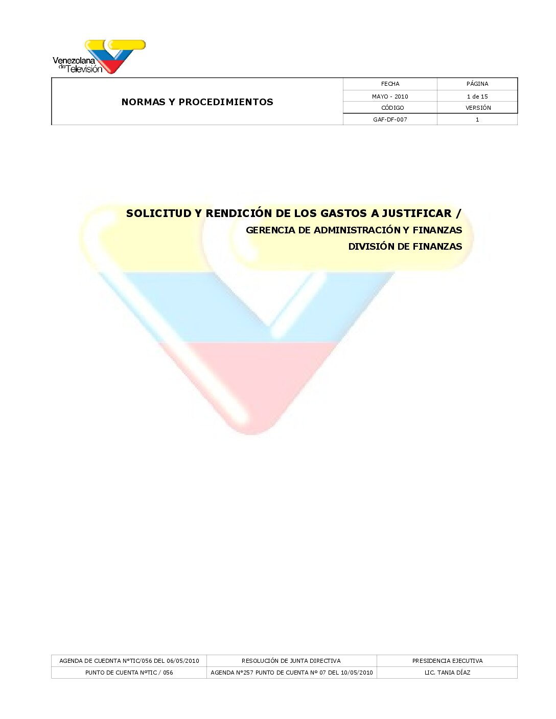 Solicitud y Rendición de los Gastos a Justificar