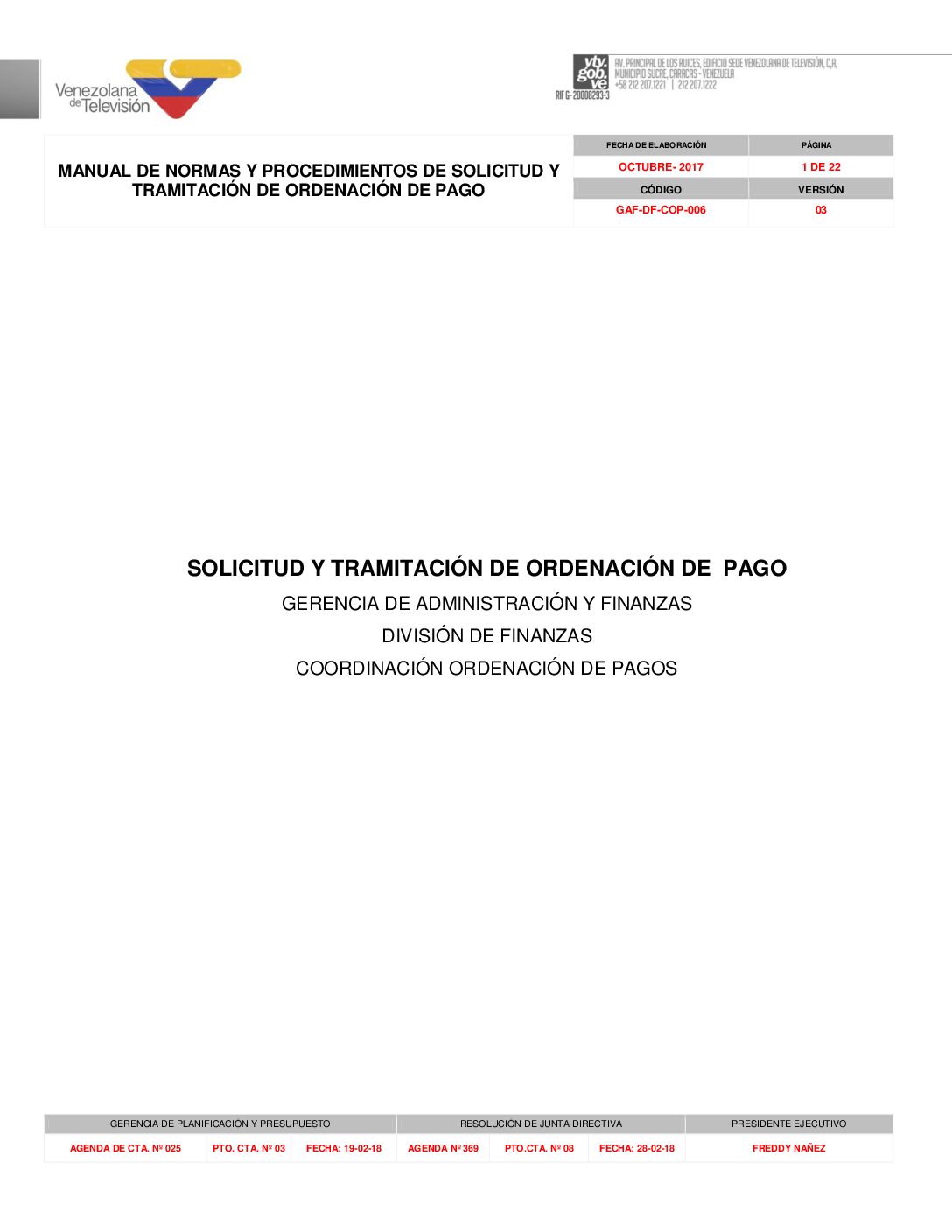 Solicitud y Tramitación de Pago