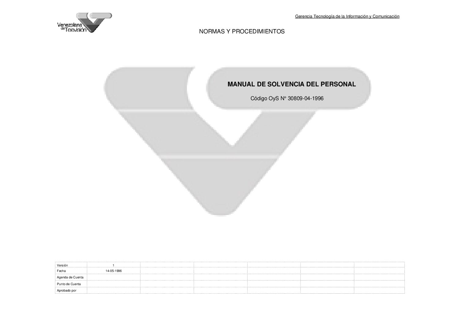 Solvencia del Personal