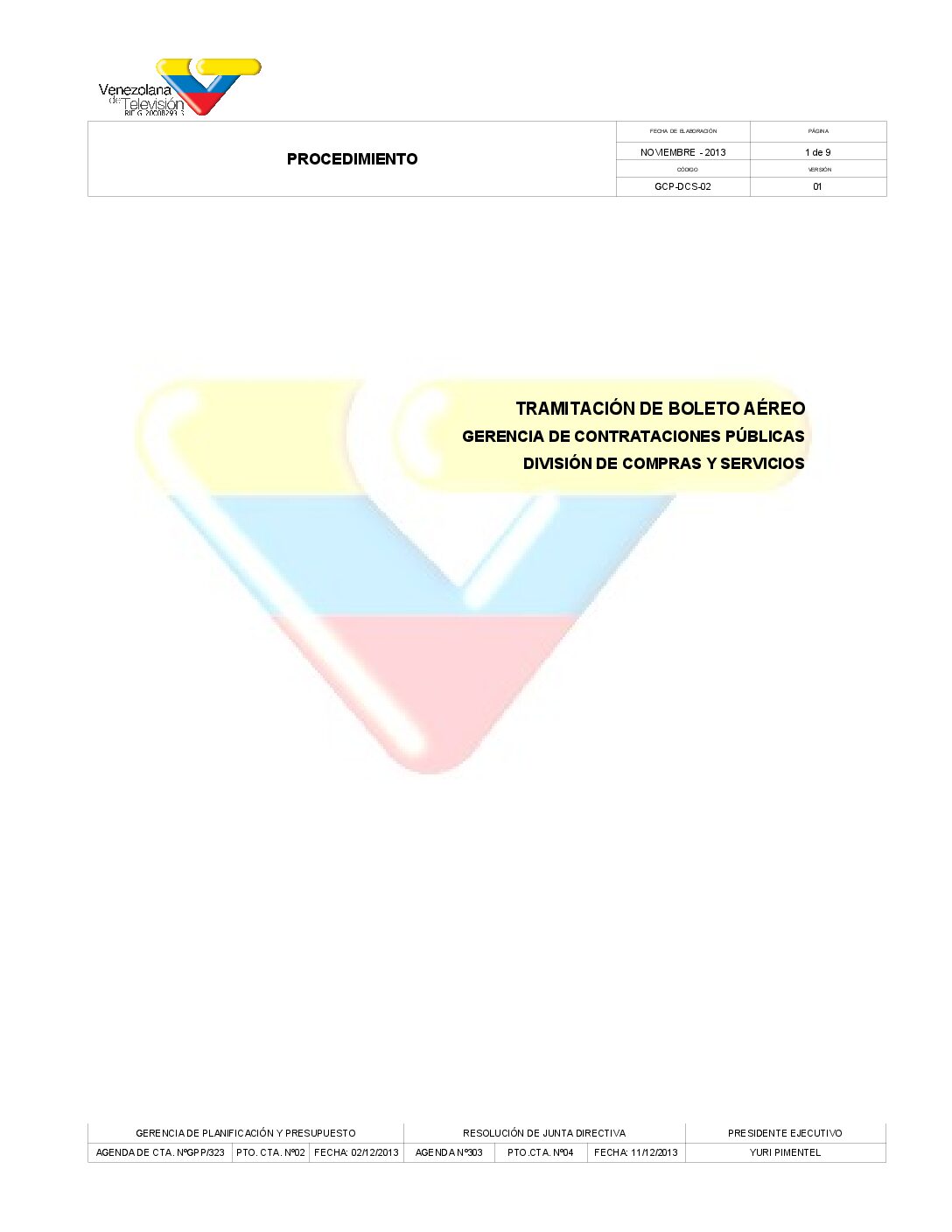 Tramitación de Boleto Aéreo