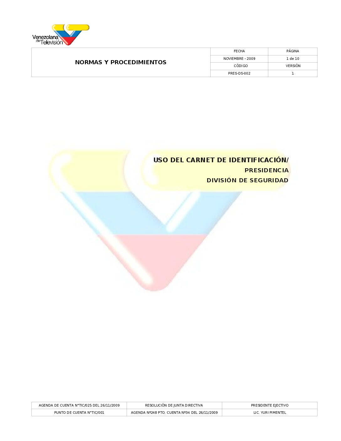Uso del Carnet de Identificación